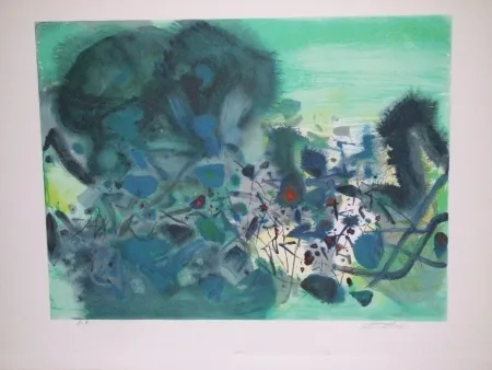 Litografia Chu Teh Chun  - Sans titre I