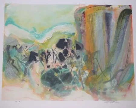 Litografia Chu Teh Chun  - Sans titre VIII