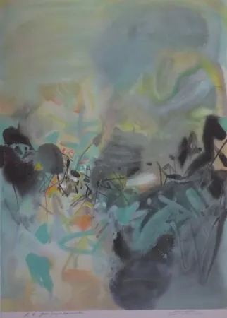 Litografia Chu Teh Chun  - Sans  titre XV