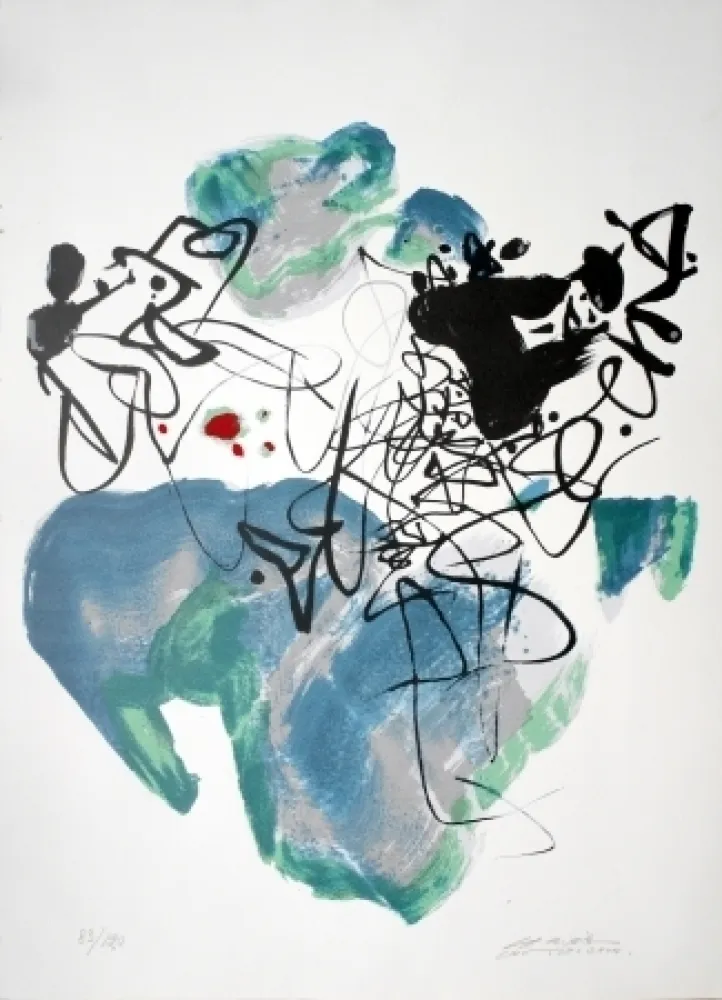 Litografia Chu Teh Chun  - Universal Peace