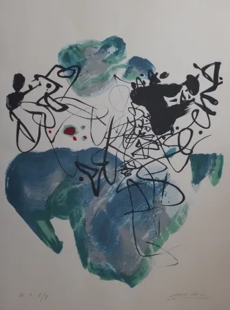 Litografia Chu Teh Chun  - Universal Peace