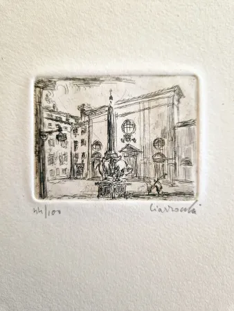 Água-Forte Ciarrocchi - S.Maria Sopra Minerva