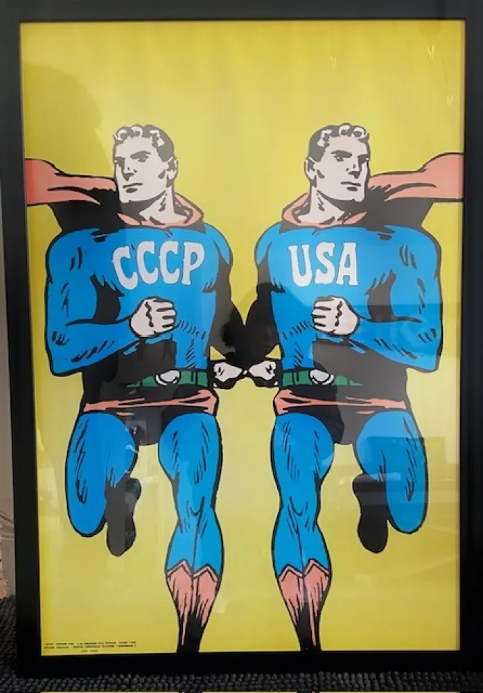 Cartaz Cieslewicz  - CCCP/USA