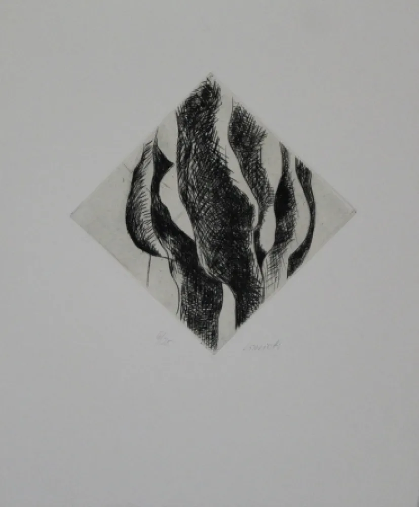 Gravura Cimiotti - Körper-Landschaft-Komposition / Body-Landscape-Composition