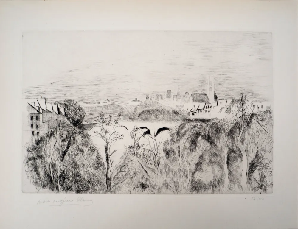 Gravura Clairin - Le Pont Marie