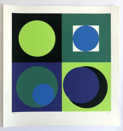 Serigrafia Claisse - Composition géométrique