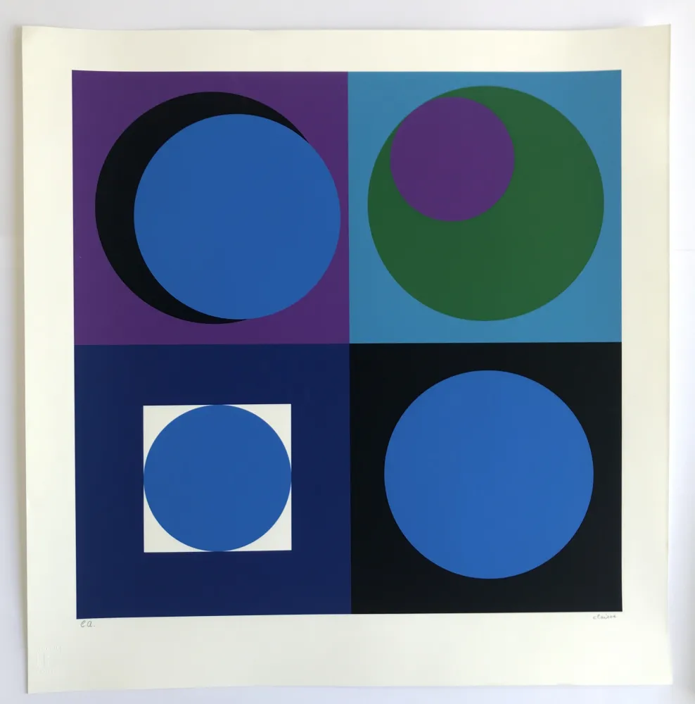 Serigrafia Claisse - Composition géométrique