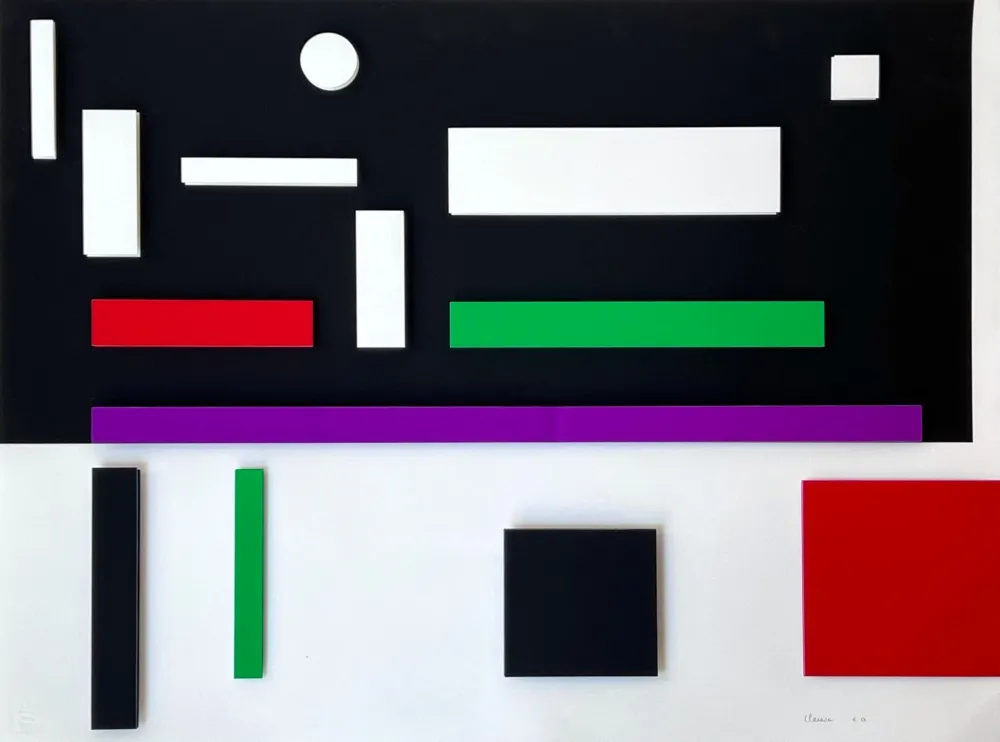 Serigrafia Claisse - Composition géométrique 