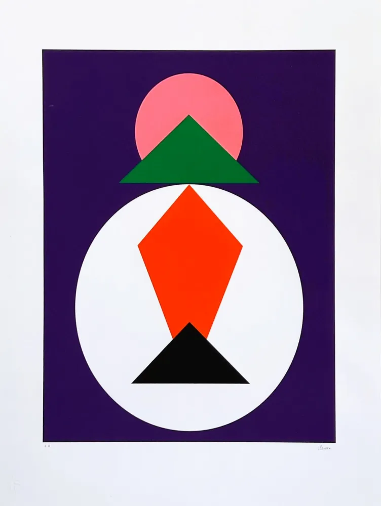 Serigrafia Claisse - Composition géométrique 
