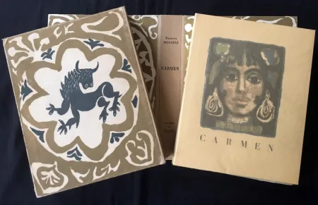 Livro Ilustrado Clavé - CARMEN. Lithographies originale de Clavé