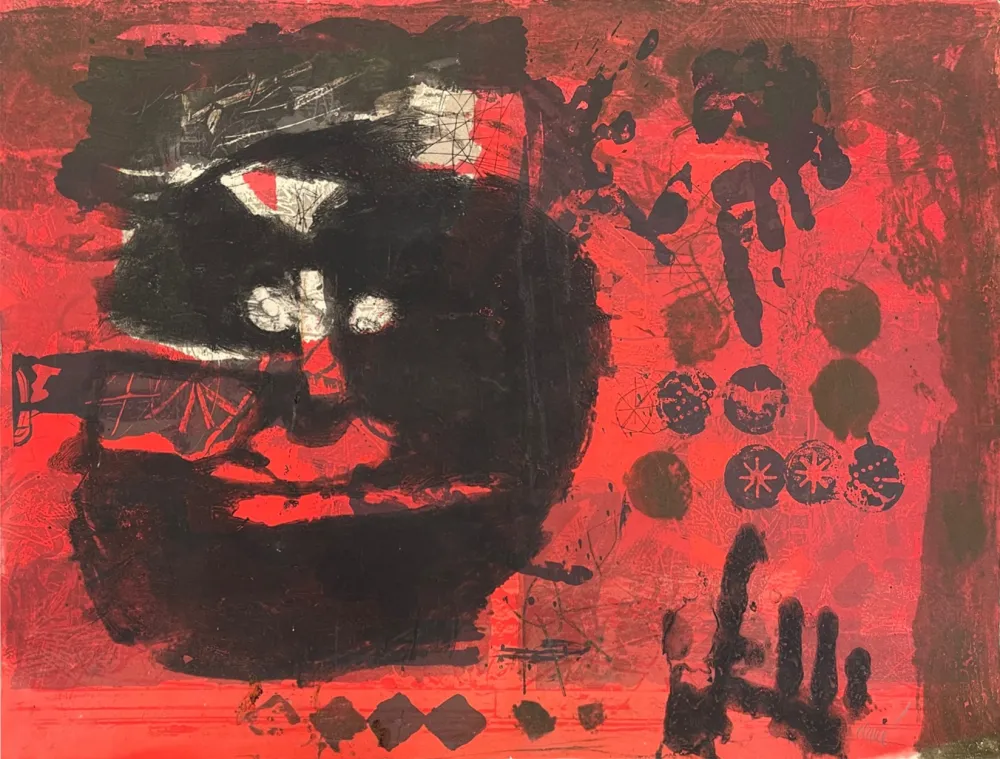 Água-Forte Clavé - Guerrier aux étoiles 