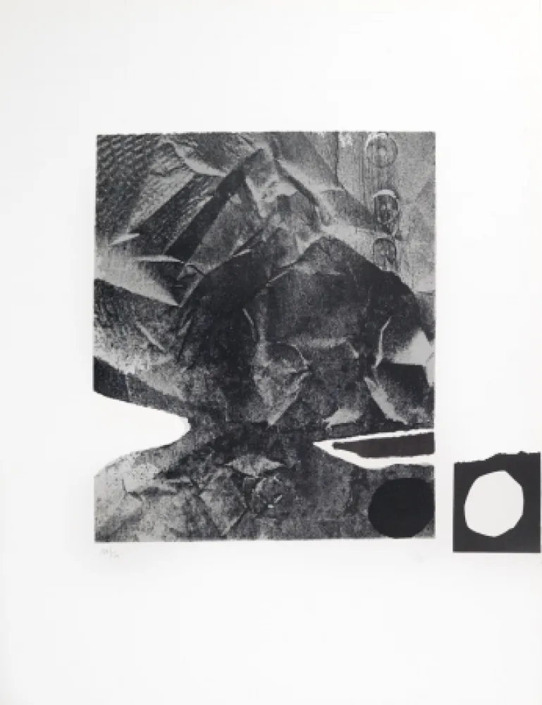 Litografia Clavé - Papier froissé