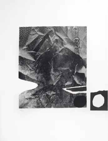 Litografia Clavé - Papier froissé