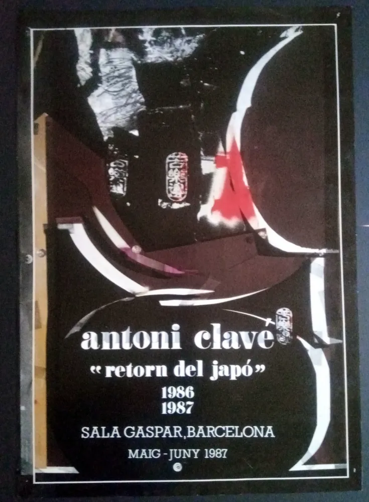 Cartaz Clavé - Retorn al Japó - Sala Gaspar 1987
