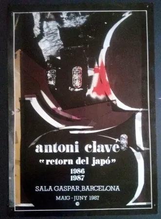 Cartaz Clavé - Retorn al Japó - Sala Gaspar 1987