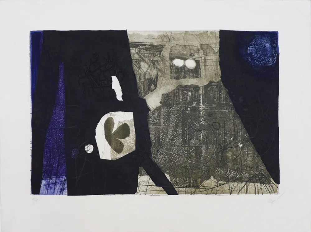 Gravura Clavé - Trefle et flan de journal