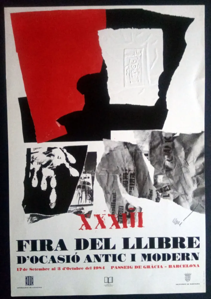 Cartaz Clavé - XXXIII Fira del llibre d'ocasió antic i Modern