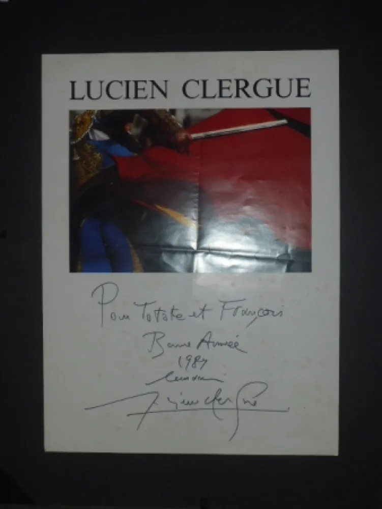 Cartaz Clergue - Corrida