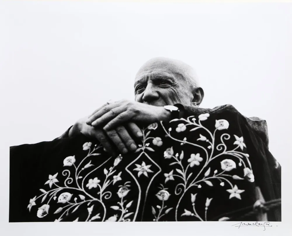 Fotografia Clergue - Picasso Preside la Corrida - Frejus, 1962