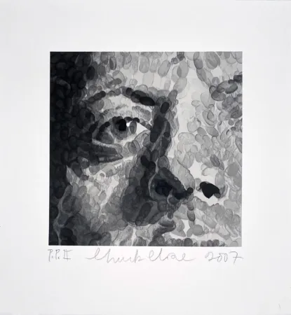 Serigrafia Close - Phil (Detail)