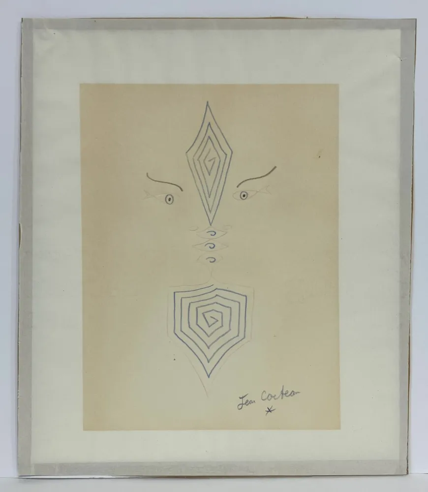 Sem Técnica Cocteau - Deux profils aux arabesques