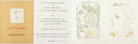 Livro Ilustrado Cocteau - Jean Cocteau, 25 lithographies originales 1956-58