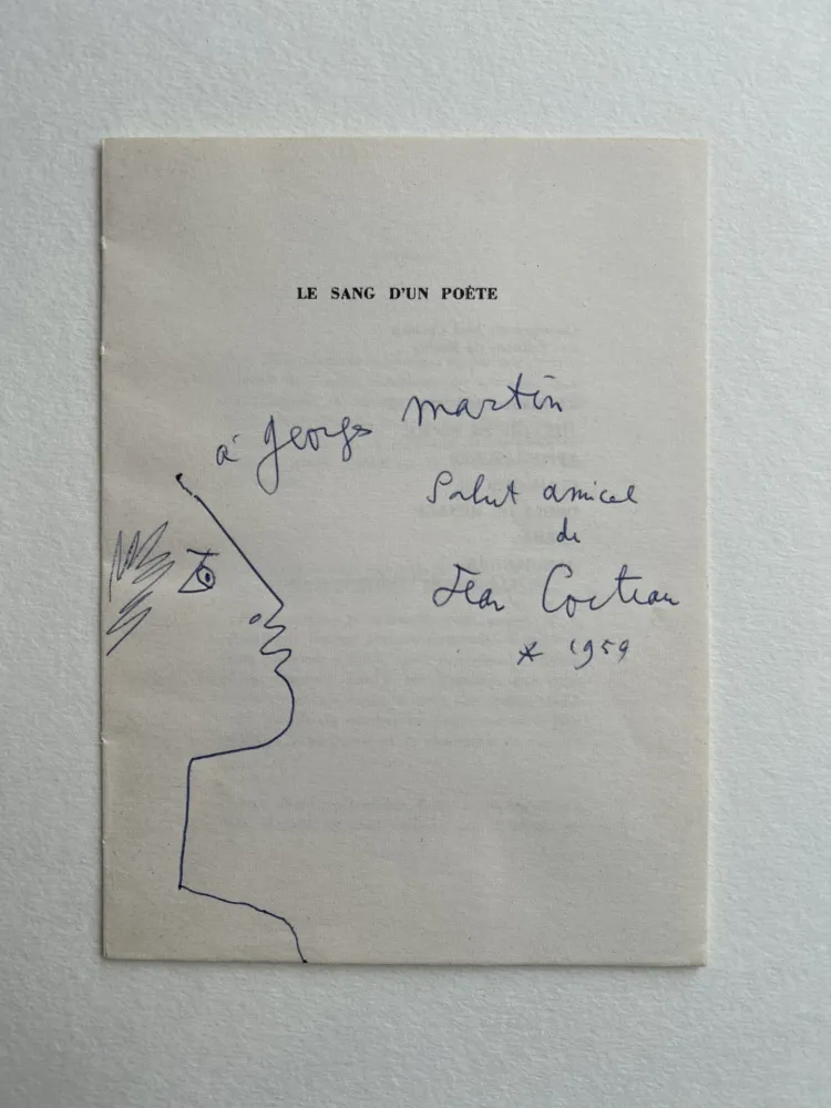 Livro Ilustrado Cocteau - Profile with Laurel Wreath, 1959