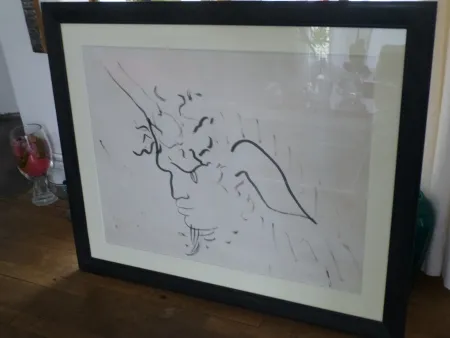 Sem Técnica Cocteau - Tête de licorne ,1947