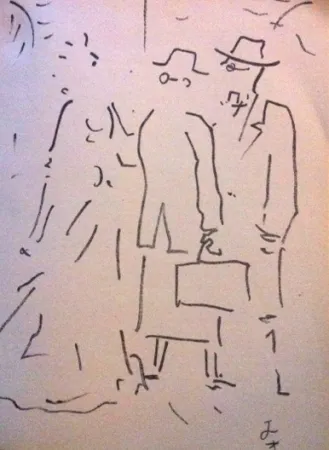 Litografia Cocteau - Tramway nommé désir