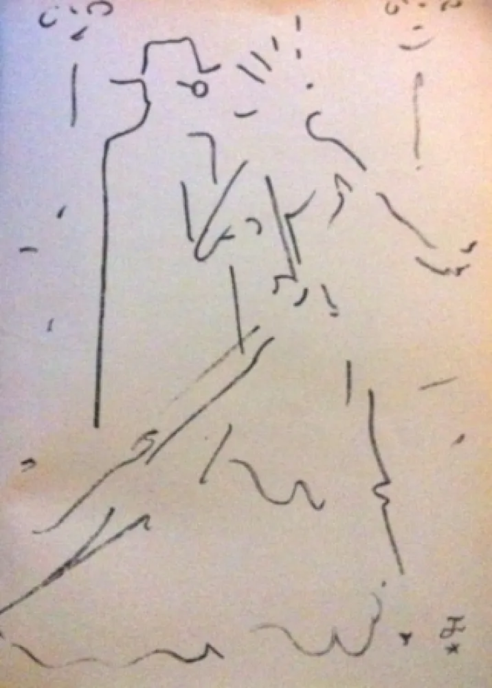 Litografia Cocteau - Tramway nommé désir