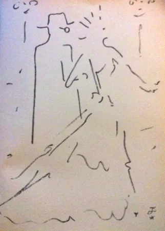 Litografia Cocteau - Tramway nommé désir