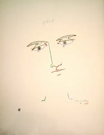 Litografia Cocteau - Untitled