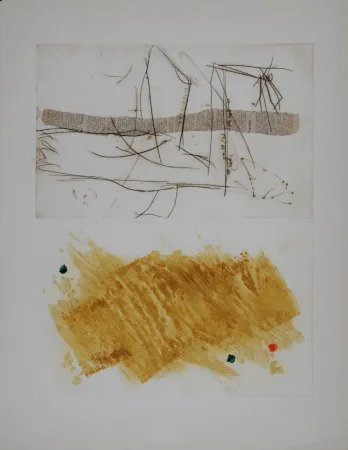 Gravura Coignard - Envol #2, 1973 - Hand-signed