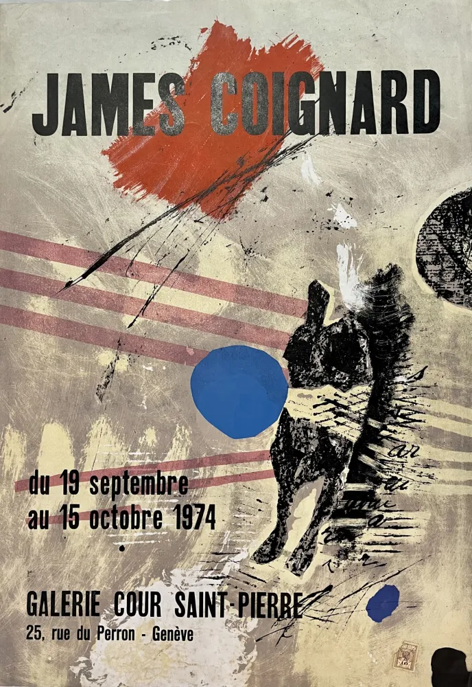 Cartaz Coignard - Galerie Cour Saint-Pierre