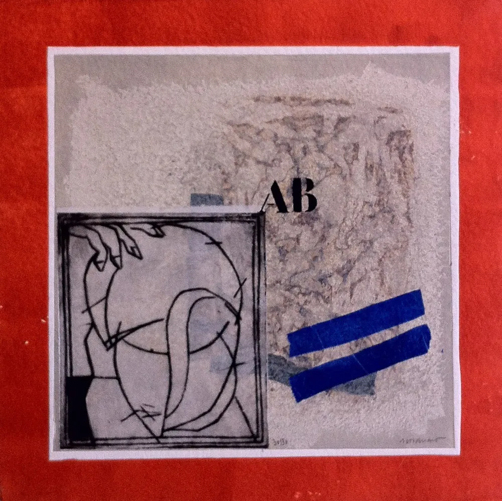 Gravura Coignard - Personnage au Rouge 