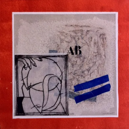 Gravura Coignard - Personnage au Rouge 