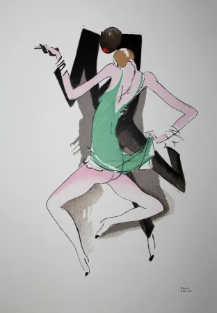 Litografia Colin - LE TUMULTE NOIR / BLACK THUNDER - 1927 