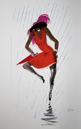 Litografia Colin - LE TUMULTE NOIR / BLACK THUNDER - 1927