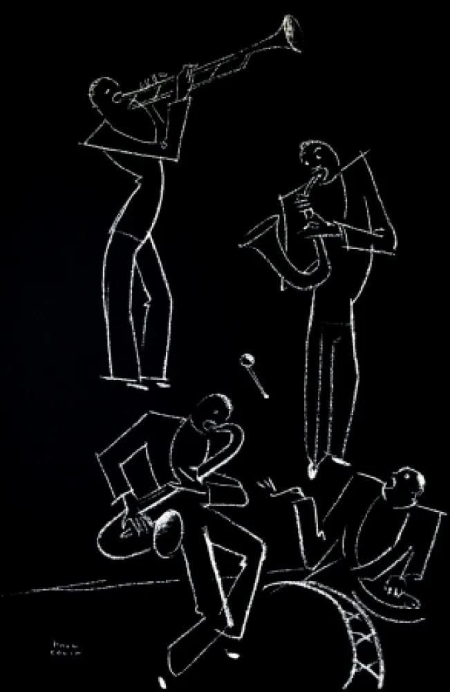 Litografia Colin - LE TUMULTE NOIR / BLACK THUNDER - 1927