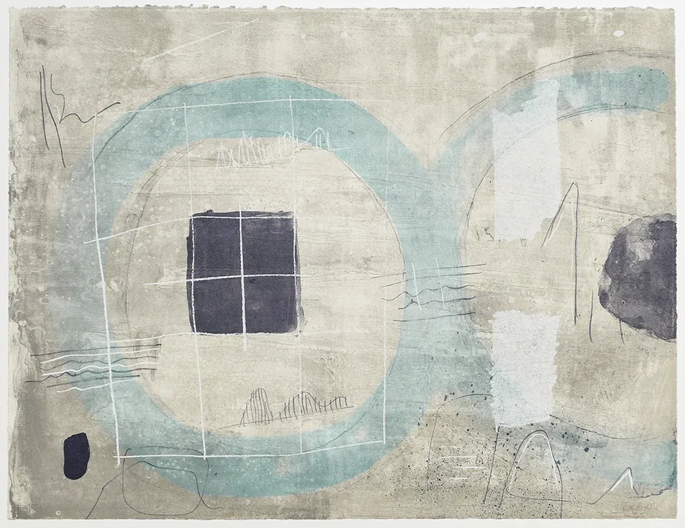 Litografia Coll - Cercle Blue