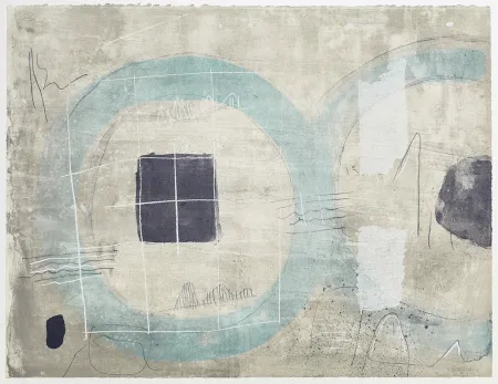 Litografia Coll - Cercle Blue