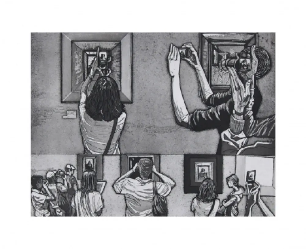 Água-Forte E Água-Tinta Collin - Le Louvre salle 38 - Vermeer