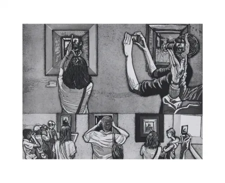 Água-Forte E Água-Tinta Collin - Le Louvre salle 38 - Vermeer