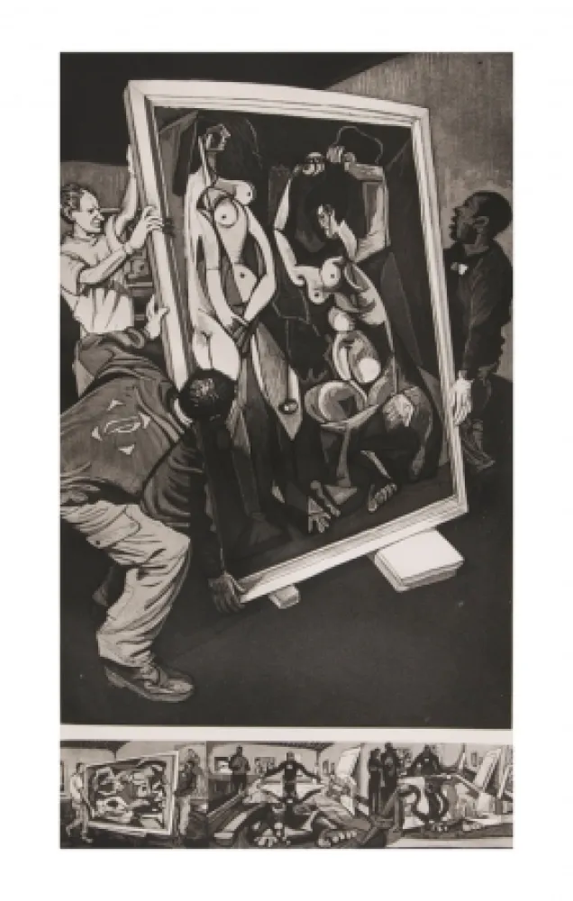 Água-Forte E Água-Tinta Collin - Nus rouges - Picasso Grand Palais -2009