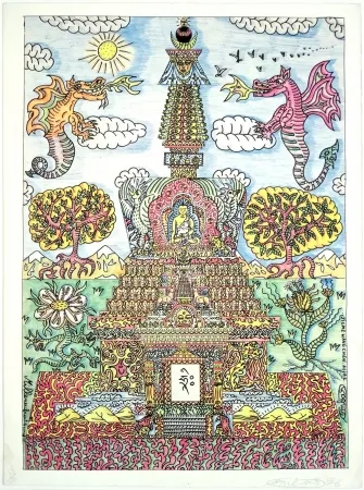 Serigrafia Combas - Composition