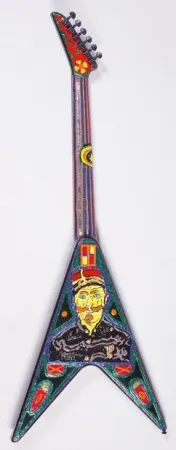 Múltiplo Combas - Guitare - hommage à Van Gogh