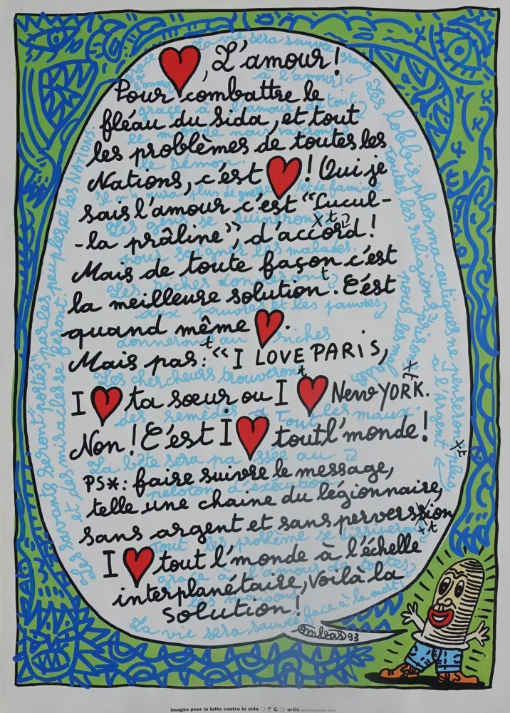 Serigrafia Combas - L'amour