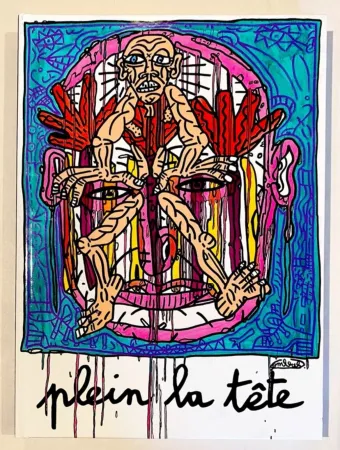 Livro Ilustrado Combas - Plein la tête