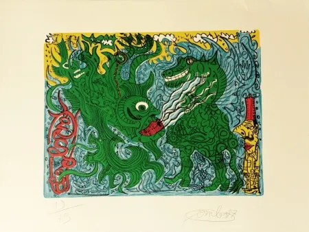 Litografia Combas - Sans titre, 1997