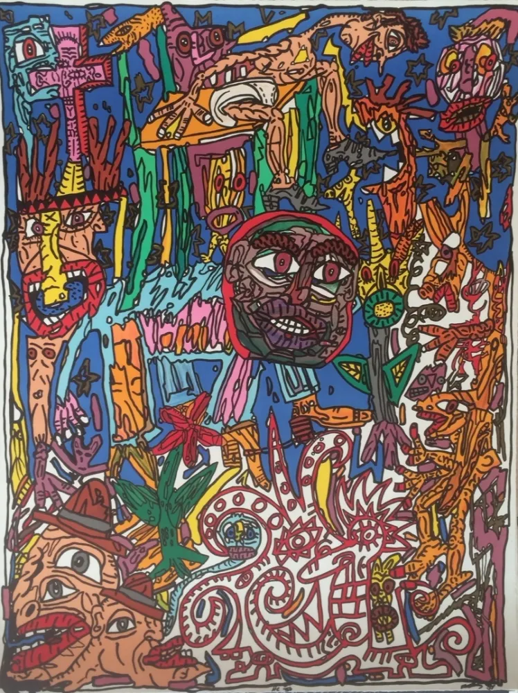 Litografia Combas - Sans titre